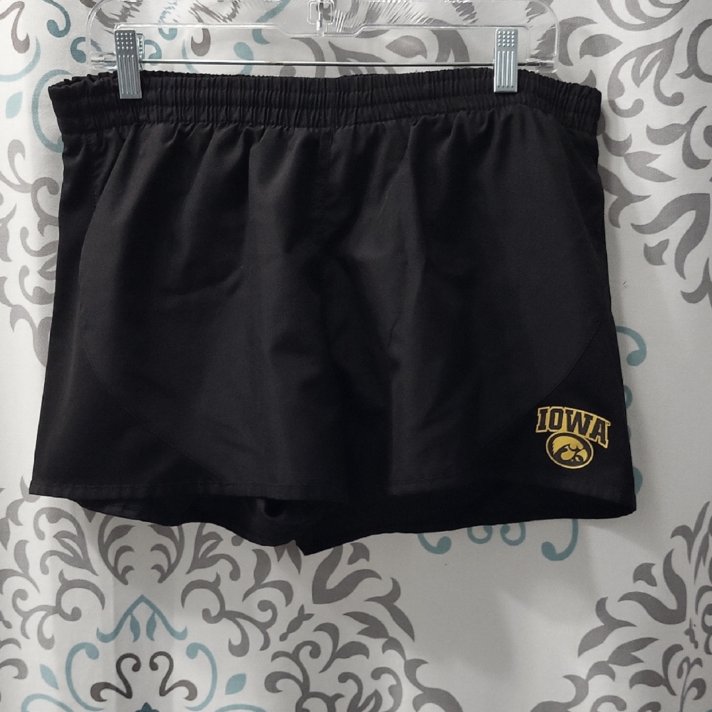 Iowa Hawkeyes Black Athletic Shorts